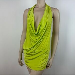 PH8 BEBE Sport Top Large Womens Racerback Tank T-Back Banded Cover NWT